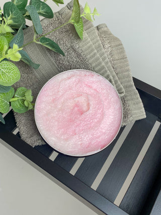 Rose Garden whipped soap & scrub - Colliery Soap Studio