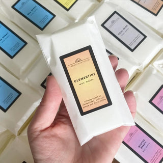 Clementine wax melt bar - Colliery Soap Studio