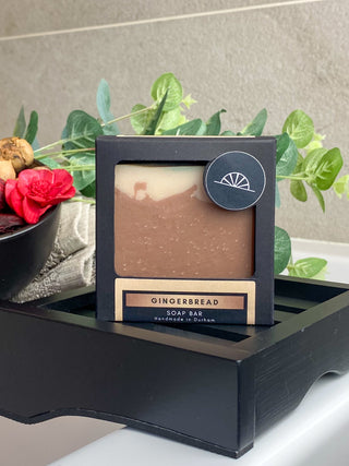 Gingerbread soap slice - Colliery Soap Studio