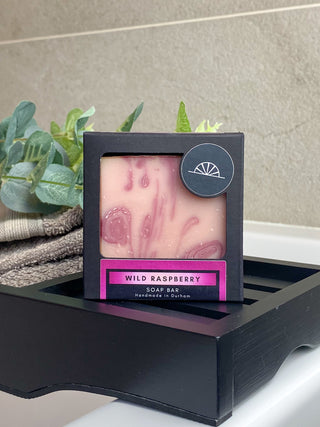 Wild Raspberry soap slice - Colliery Soap Studio