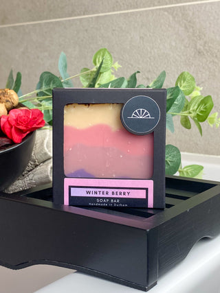 Winter Berry Soap Slice - Colliery Soap Studio