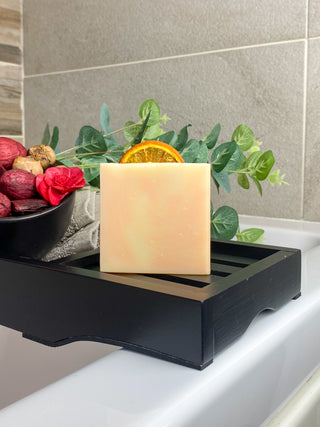 Clementine soap slice - Colliery Soap Studio