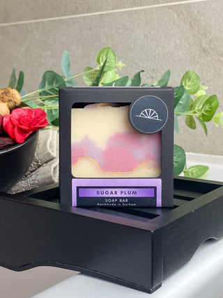 Sugar Plum soap slice - Colliery Soap Studio