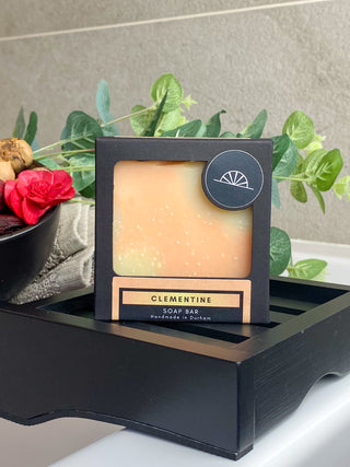 Clementine soap slice - Colliery Soap Studio
