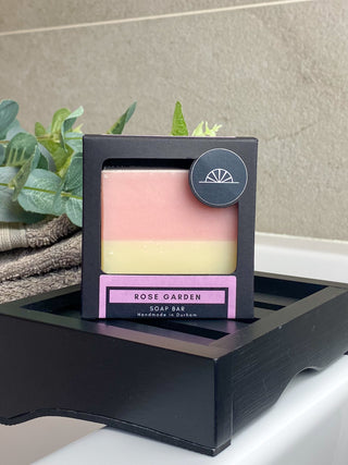 Rose Garden Soap Slice - Colliery Soap Studio