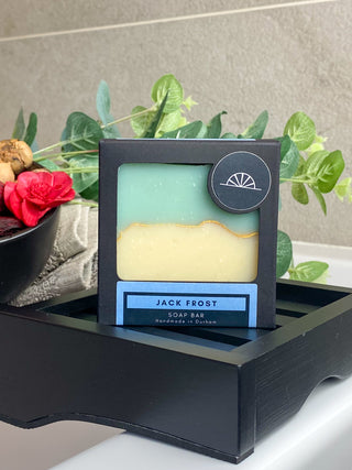 Jack Frost Soap Slice - Colliery Soap Studio