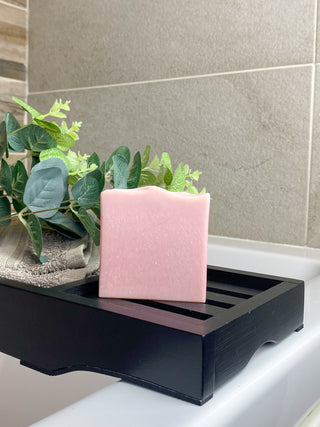 Strawberry Bon Bon soap slice - Colliery Soap Studio